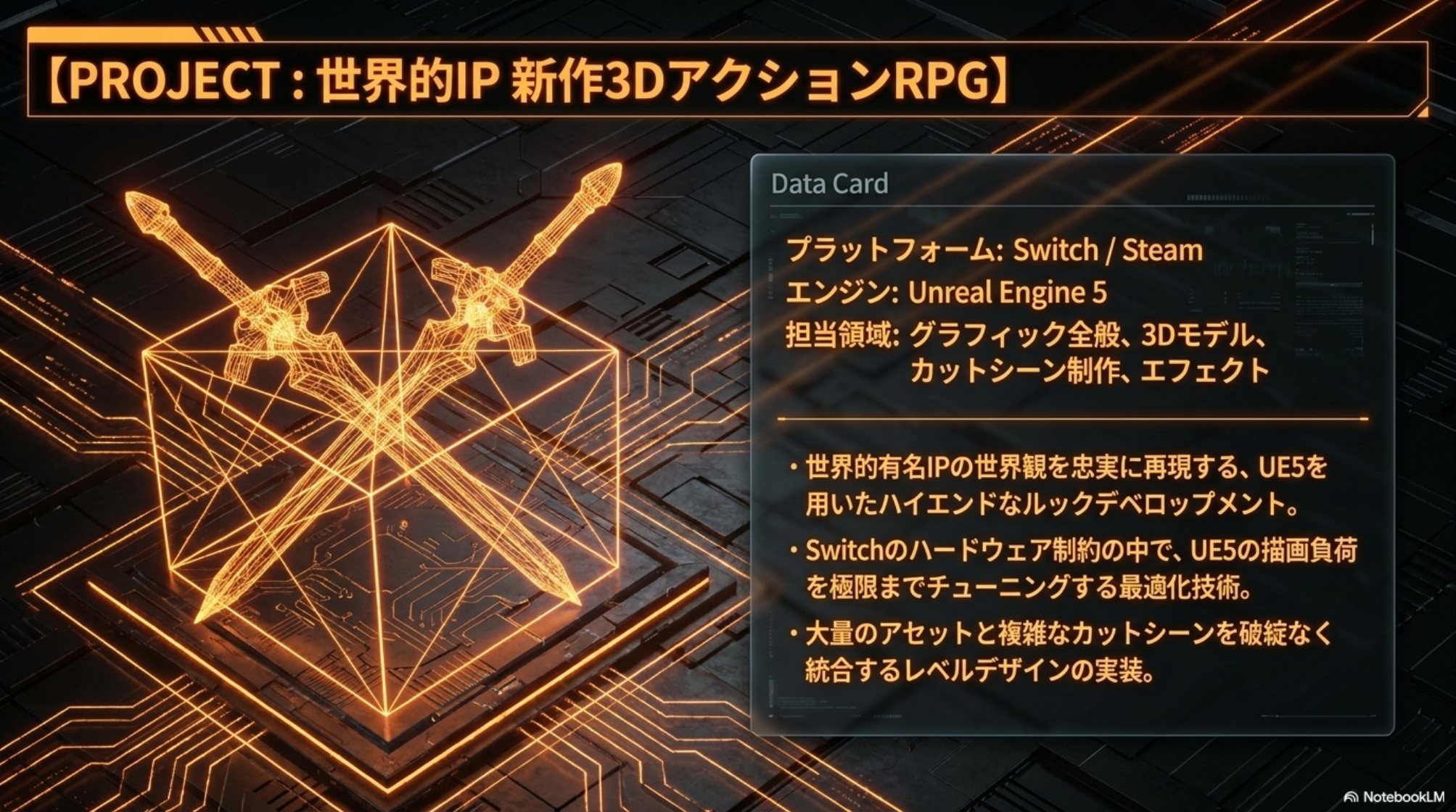 世界的IPの3DアクションRPG
